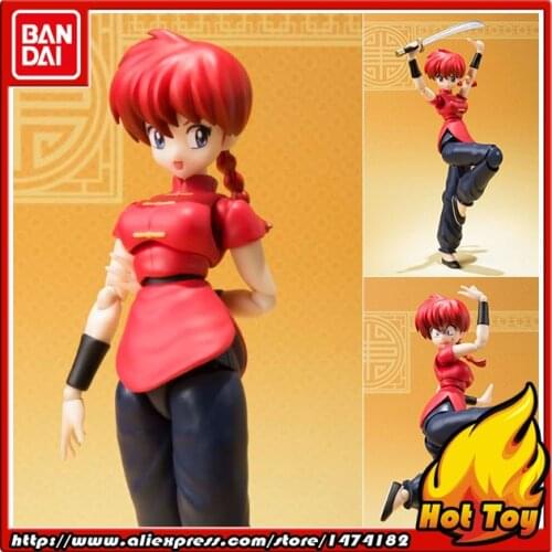 100% Original BANDAI Tamashii Nations S.H.Figuarts (SHF) Action Figure - Ranma Saotome (Girl) from "Ranma 1/2"