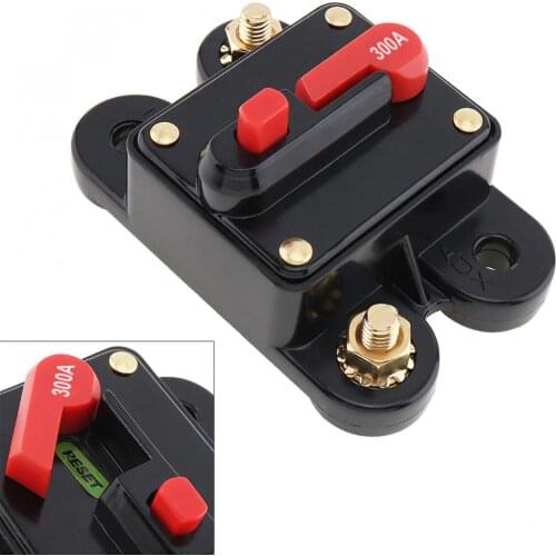 300A DC 12V Car Audio Amplifier Circuit Breaker Fuse Holder AGU Style Stereo Amplifier Refit New