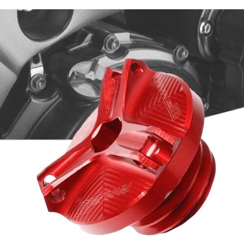 Motorcycle CNC Aluminum Engine Oil Filler Cap Drain Sump Plug Bolt Cover Screw For MV AGUSTA RIVALE 800 2013 2014 2015 2016 2017