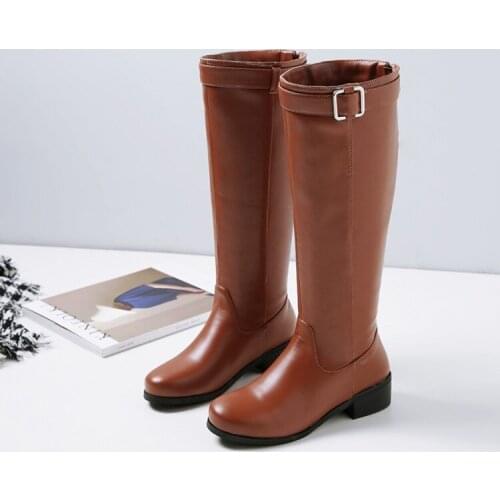 Big Size 9 10 11-15 Martin Martin Boots Women Woman Winter Martin Martin Boots Women Women Shoes Botas Belt Buckle Back Zip