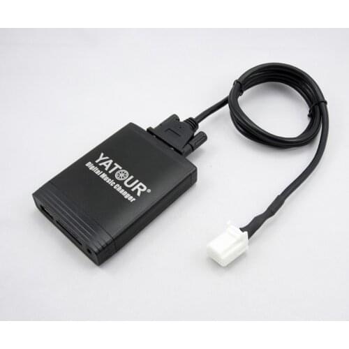 Yatour Digital Music Changer for Toyota Land Cruiser Hiace Fortuner Verso Celica Avalon Car stereo USB SD MP3 Bluetooth Adapter