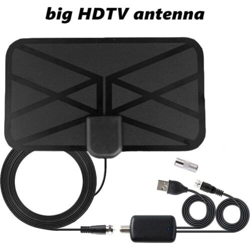 Hengshan old store 1500 miles indoor HD digital TV antenna built-in DVB-T2 ISDB signal amplifier satellite TV signal booster