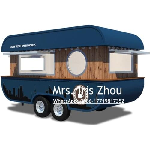 Best Selling Trailer Type Mobile Fast Food Concession Trailer, Ice Cream Roll Food Trailer, Mobile Food Trailer