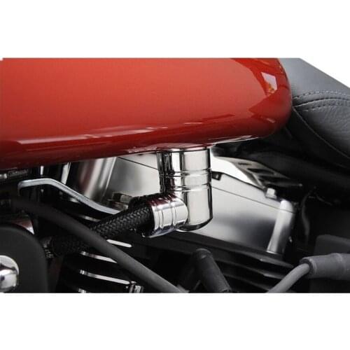 Motorcycle Chrome EFI Fuel Line Fitting Cover For Harley Touring Dyna Super Glide EFI FXDI