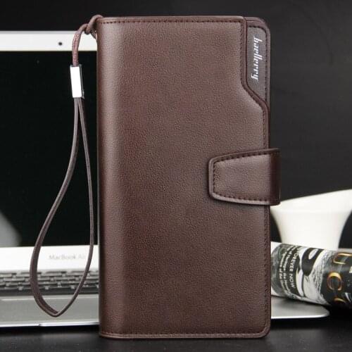 Luxury Brand Phone Bag for iPhone XSMax Wallets Portomonee Vintage Walet Male Wallet Men Long Clutch with Coin Purse Pocket Rfid