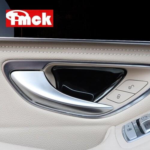 NEW For Mercedes Benz C E GLC Class W205 W213 X253 Stainless Steel Car Accessories Interior Door Handle Bowl Cover Trim Stickers