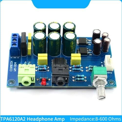 TPA6120A2 Hi-Fi Headphone Amplifier board TPA6120 Earphone Audio Amplifier Module