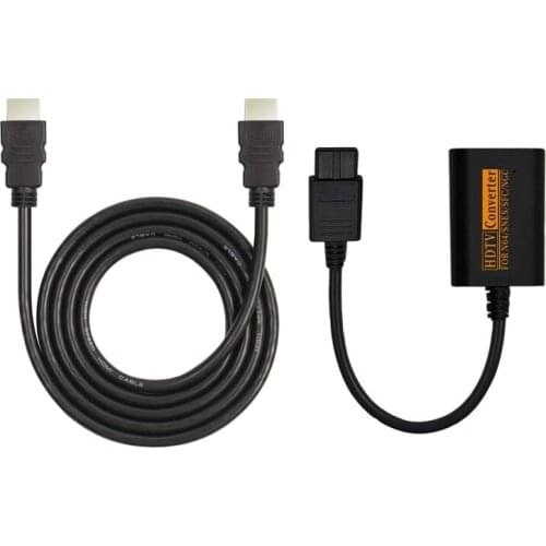 G32B 720P Retro HDMI-compatible Switch Converter for N64 SNES NGC SFC Game Cube to HDTV Video Scart Cable Conversion with