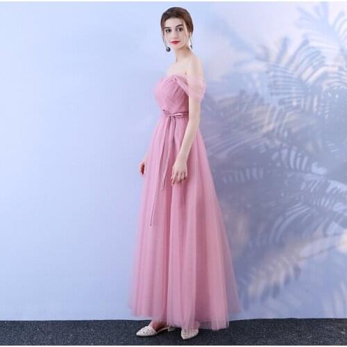 Vestido de noiva Beauty Emily pink prom dress Bridesmaids dresses for wedding party Bridesmaid Dress Prom gown robe de soiree