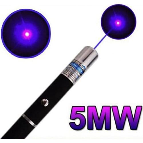 Stable Purple Blue Beam Light Visible 5mW 405nm Short Wavelength Laser Pointer Laser Pen Powerful Teaching Office Using Stylus