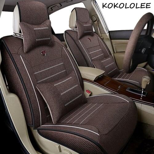 Kokololee Universal flax Car Seat cover for Honda all models civic accord fit CRV XRV Odyssey Jazz City crosstour crider vezel