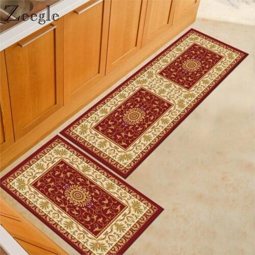 Zeegle Kitchen Mat Set Anti-slip Floor Carpets Living Room Bedroom Area Rug Doormats Absorbent Bathroom Carpets Large Mat