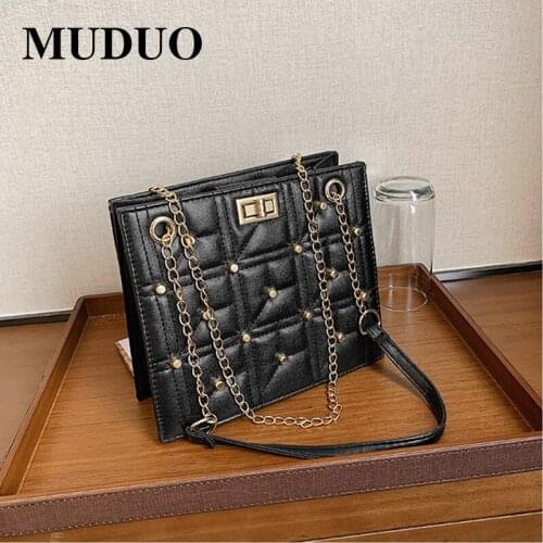 MUDUOGirls' Crossbody women Bag High Quality Small Bag Chain Bag New Korean Style Sense of Quality Shoulder bags for women