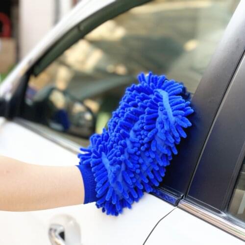 1pc Car Home Wash Gloves For Renault Espace Twingo Clio ZOE Kwid SYMBIOZ ARKANA Duster EZ-PRO Lodgy Alpine A110