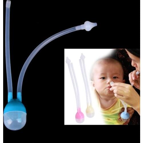 1pce Newborn Baby Safety Nose Cleaner Vacuum Suction Nasal Aspirator Flu Protections