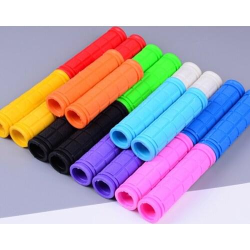 1x Bike Rubber Handlebar Grips Cover BMX MTB Mountain Bicycle Handles Anti-skid Bicycles Bar Grips Fixed Gear Parts