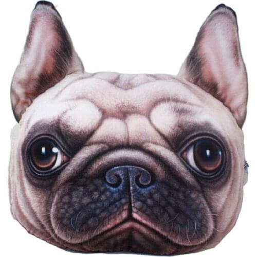 38x48cm Big Size 3D Cat Dog Cushion Pillowcase Cute Dog Throw Pillow Chair Back Seat Cushions Office Sofa Nap Pillows Home Decor