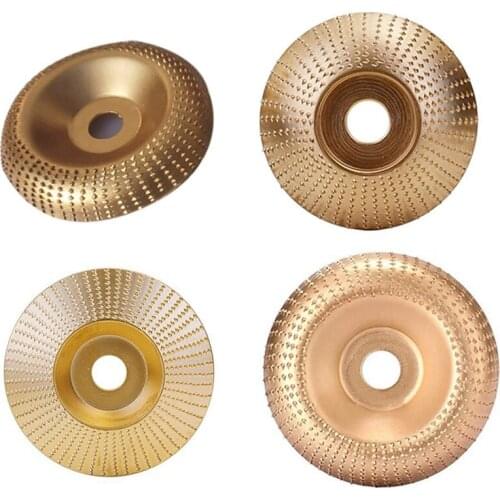 4Pcs Woodworking Angle Grinding Wheel Kits, Wood Grinder, Engraving, Rotating Tool, Carbon Steel Grinding Disc CNIM Hot