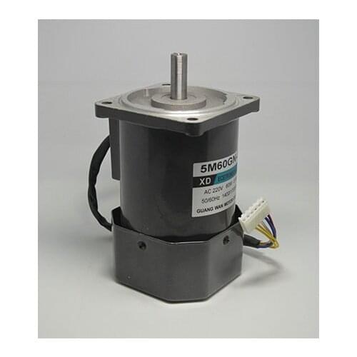 AC 220V 60W 1400 / 2800RPM 90 * 90 * 126MM XD-5M60GN-CC AC speed motor / DIY accessories