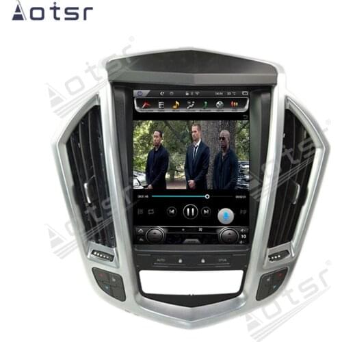 Android 9.0 64GB Tesla style Car Radio GPS Navigation For Cadillac SRX 2009 - 2012 Head Unit Multimedia Player Tape Recorder IPS