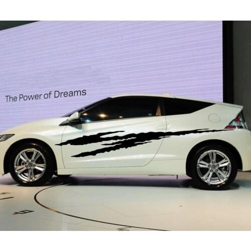 Car Decals Racing Sport Stripes 94'' for CRZ CR Z CR-Z Vinyl Side Door stickers ZC145