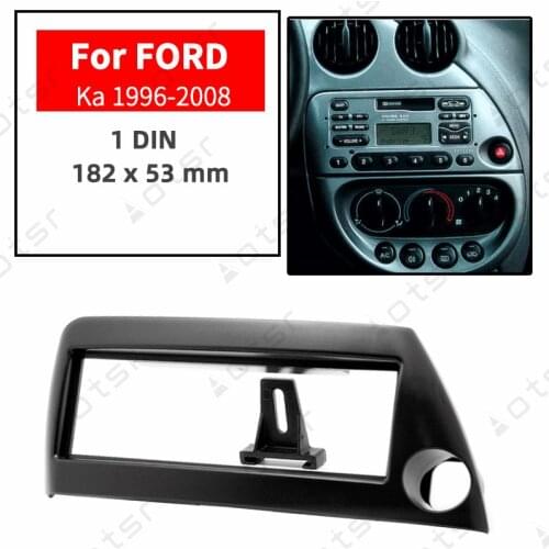 Car Radio Fascia Stereo Panel Plate For FORD Ka 1996 1997 1998 1999 2000 2001 2002 2003 2004 2005 2006 2007 2008 Frame Dash Kit