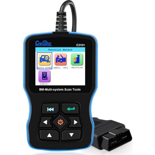 Creator C310 OBD2 Scanner for BMW Engine Diagnostic Airbag/ ABS/ SRS E46 E90 E60 E39 All System Oil Service Reset Code Reader