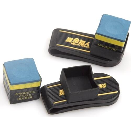 HUNTER Chalk Holder Magnetic Billiard Chalks Holder for Billiard Pool Stick Kit Chalk Holder Snooker Billiard Accessories China