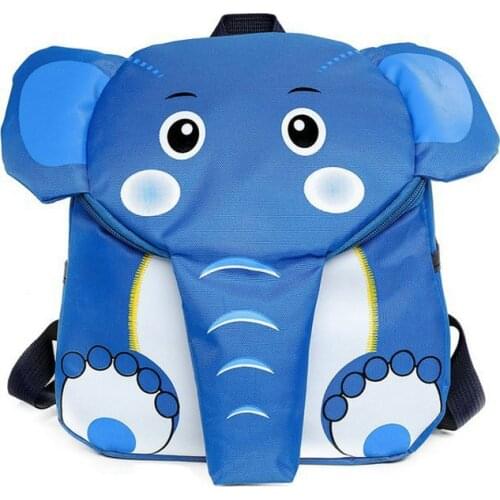 Kindergarten Kids School Bag 3D Cartoon Elephant Backpacks For Kids Boys Girls Waterproof Schoolbag