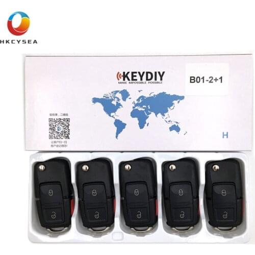 HKCYSEA 5/10/15PCS Car Key KD Remote B Series for KD900 URG200 KD-X2 MINI KD Machine KEYDIY Remote B01-2+1