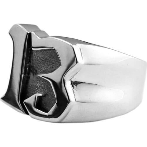 Boyfriend Gift Motor Biker Lucky Number 13 Ring 316L Stainless Steel Men Boys Fashion Cool Man Biker Skull Ring OSR631