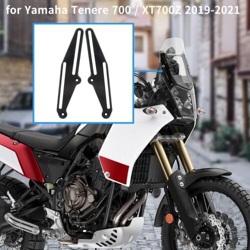 Motorcycle Windscreen CNC Windshield Bracket Wind Shield Adjusters Support Holder Kits for Yamaha Tenere 700 XT700Z 2019-2021