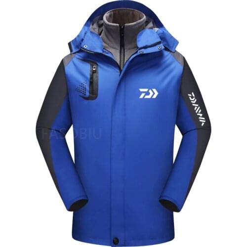 Daiwa Fishing Suit Men Spring Autumn Thin Fishing Clothing Hooded Sports Hiking Fishing Jacket Outdoor Clothes Fishing Wear