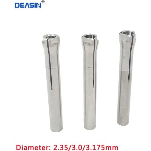 2pieces Three Spring Collect Chuck Electric Micro Motor 90 /204 Dental Lab Micromotor Handpiece Accessory