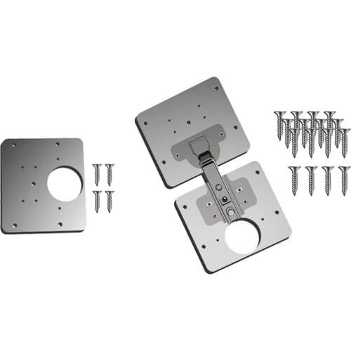 Cabinet Hinge Repair Plate Kit for Wood Furniture Drawer Window Kitchen