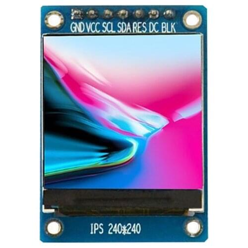 1.3 Inch Color 240 x 240 IPS TFT LCD Display Screen Module Board ST7789 7 Pin 4 Wire RCmall