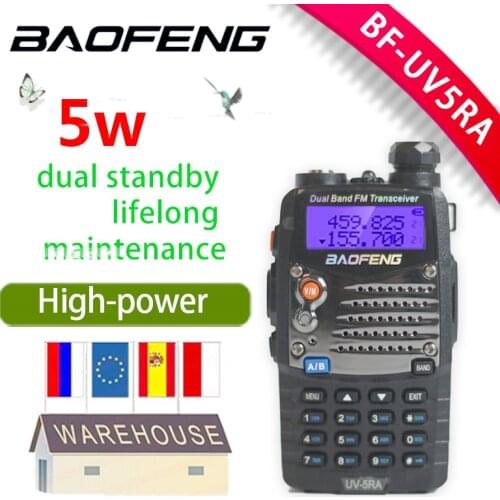 Walkie Talkie Baofeng UV-5RA Portable CB Radio UV5RA Dual 136-174 MHz & 400-520 MHz UV 5RA for Ham Hotel Commercial Security Use