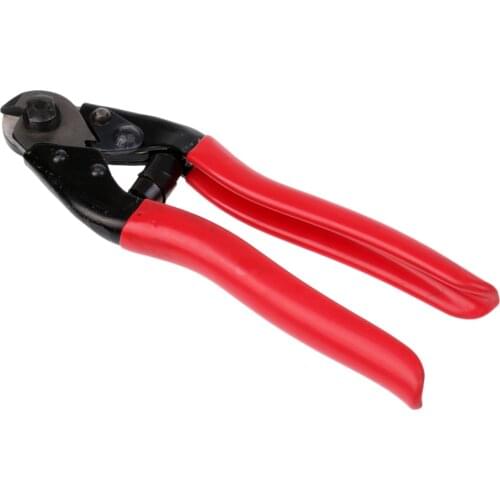 Steel Cable Cutter, Wire Rope Bike Brake Gear Inner Outer Spoke Shearing Line Cutting Plier for Bicycle Cable and Housing