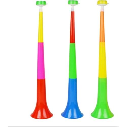Large Three Plastic Trumpet Football Game Fans Horn Bar Games Props Childrens Toys Educational 3 Years Old 2021