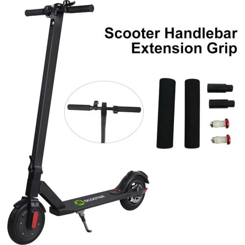 Electric Scooter Handlebar Extension Grip with Lamp Sponge Handlebar Extender for Xiaomi M365/pro