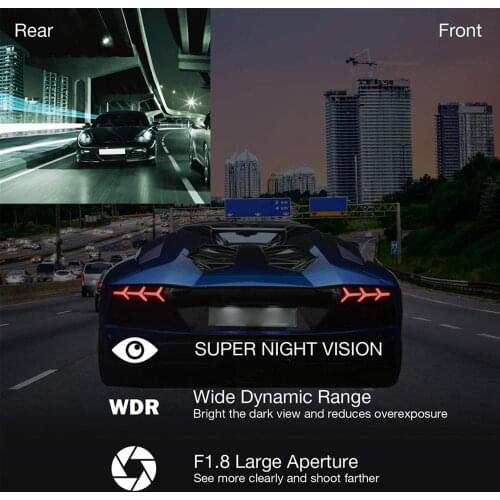 Universal Auto Camera G-Sensor Video Recorder IPS 4 Inch Multi Function 1080P Car Dvr Dash Cam