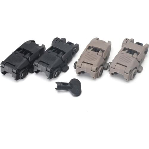 Tactical Military Arms Gear GEN 1 Front and Rear Back Up Sight Set AR 15 AR15 Offset Backup Rapid Transition