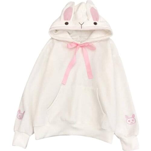 Women Sweatshirts Kawai Print Casual Sweater Women 2021 Cotton Long Sleeve Round Neck Sweater Harajuku Sweater Sweater Mujer