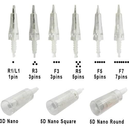 100pcs Replacement Bayonet Cartridge Needle For Electric Dr.Pen Dr Microblading Microagulhamento Stamp ULTIMA M7 M5 N2 MYM A1 A6