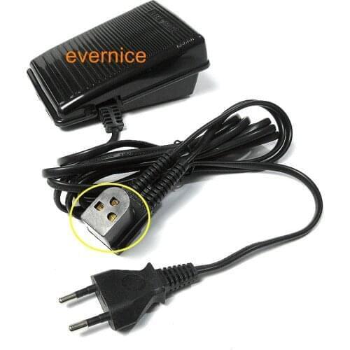 3 Prong Power Cord Foot speed Control Pedal for Singer 248 250 258 #979314-031