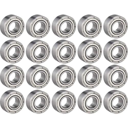 686ZZ/686RS Deep Groove Ball Bearing Double Shield 6mm x 13mm x 5mm Bearing Steel Bearings (Pack of 20)