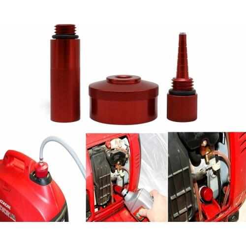 3Pcs/set Aluminum DIPSTICK Oil Filler Gas Cap Adapter Kit for Honda EU1000i/2000i/3000i EU1000/2000 EU10i/20i EB2200i Generator