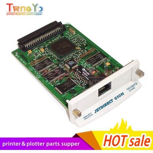 Free shipping JetDirect 610N J4169A 10/100tx Ethernet Internal Print Server Network Card for printer part and designjet plotter