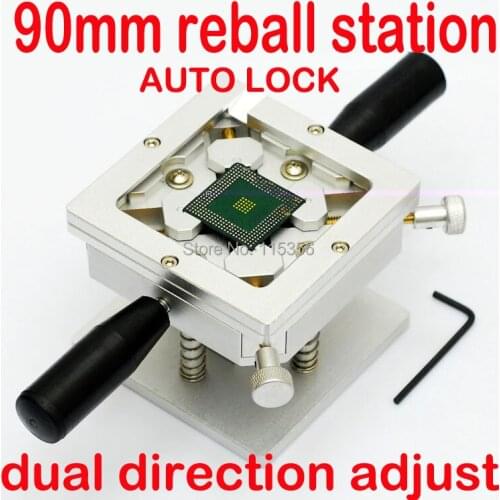 Free shipping new BGA Reballing Station 90 x 90mm with Handle, Support for PS3 Reballing & Dual Direction Position