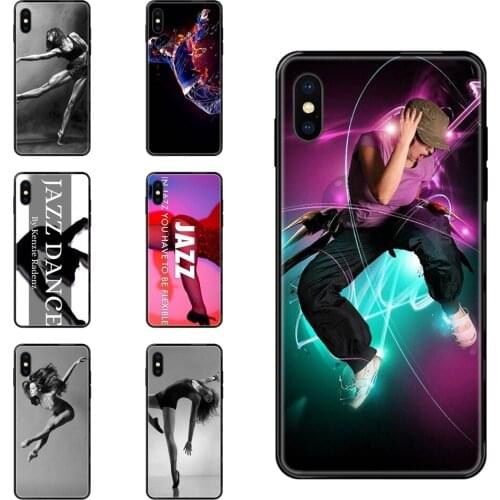 Black Soft Art Print Cover Case Beautiful Jazz Dance Pretty For Huawei Honor Play V10 View Mate 10 20 20X 30 Lite Pro Y3 Y5 Y9